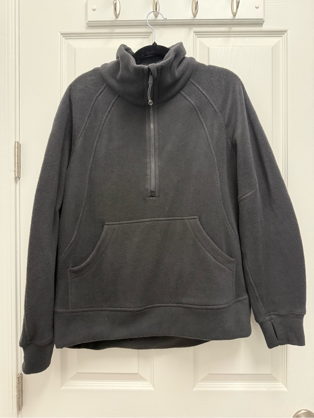 🍋 Lululemon Scuba Oversized Funnel-Neck Half Zip *Long | Black | XS/S